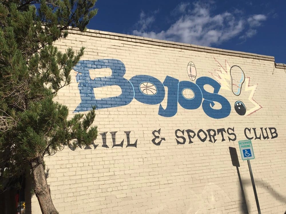 Bojo's Grill & Sports Club building exterior in Winslow, Arizona